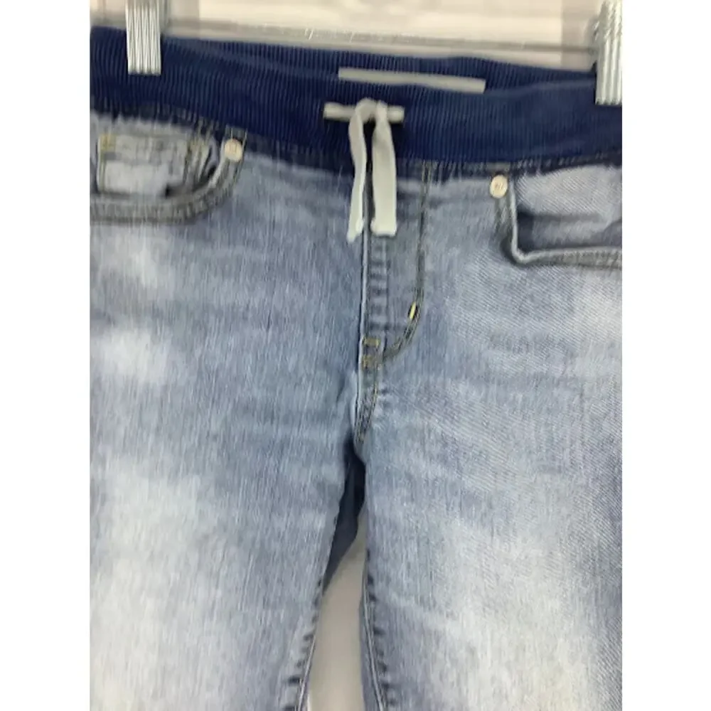 Old Navy Boys Karate Slim Stretch Denim Jean Shorts Kids Youth Size Medium